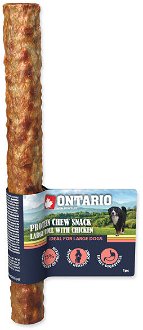 Ontario dog protein snack veľká rolka s kuracinou 25 ,4 cm