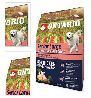 ONTARIO dog SENIOR LARGE chicken - 12kg 4