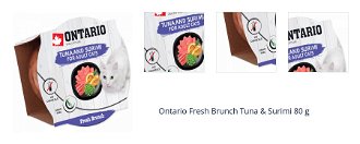 Ontario Fresh Brunch Tuna & Surimi 80 g​ 1