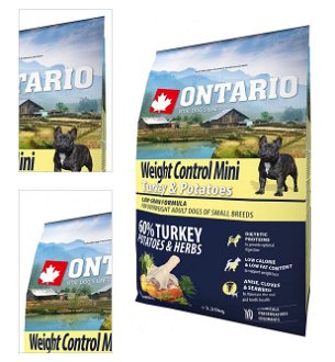 Ontario granly Mini Weight control morka a zemiaky 2,25 kg 4