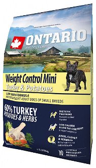 Ontario granly Mini Weight control morka a zemiaky 2,25 kg 2