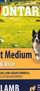 Ontario granuly Adult Medium jahňa a ryža 12 kg 5