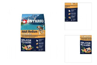 Ontario granuly Adult Medium ryba a ryža 2,25 kg 3