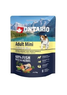 Ontario granuly Adult Mini ryba a ryža 0,75 kg