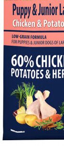 Ontario granuly Puppy & Junior Large kura a zemiaky 15+5 kg zadarmo 8