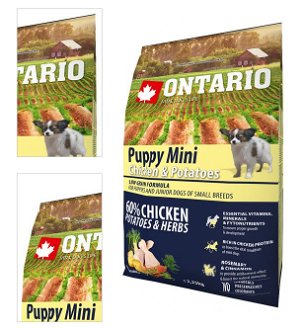 Ontario granuly Puppy Mini kura a zemiaky 2,25 kg 4