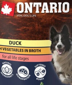 Ontario kapsička kačka a zelenina vo vývare 300 g 5