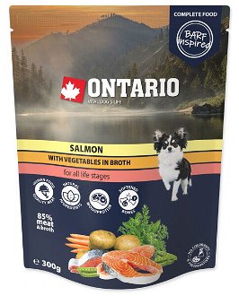 Ontario kapsička losos zelenina vo vývare 300 g 2