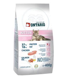 ONTARIO Kitten granuly pre mačiatka 0,4 kg
