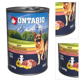 ONTARIO konz.Beef,Potatos,Sunflower Oil 400g 3