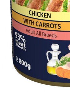 ONTARIO konz.Chicken,Carrots,Salmon Oil 800g 8