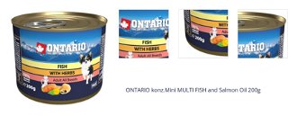 ONTARIO konz.Mini MULTI FISH and Salmon Oil 200g 1
