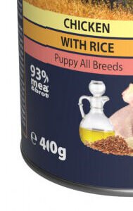 ONTARIO konz.Puppy Chicken, Rice and Linseed Oil 400g 8
