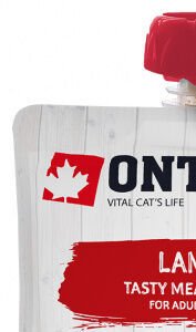 Ontario mäsová pasta pre mačky jahňa 90 g 6