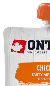 Ontario mäsová pasta pre mačky kura 90 g 6