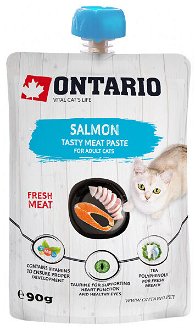 Ontario mäsová pasta pre mačky losos 90 g