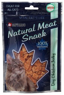 ONTARIO Natural Meat Cat Dry Chicken Jerky 70g 2