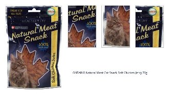 ONTARIO Natural Meat Cat Snack Soft Chicken Jerky 70g 1