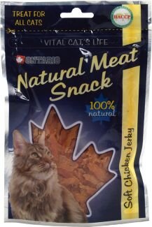 ONTARIO Natural Meat Cat Snack Soft Chicken Jerky 70g 2