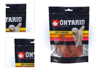 ONTARIO Natural Meat Dog Snack Dry Chicken Jerky 70g 4