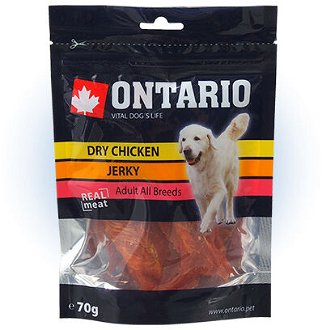 ONTARIO Natural Meat Dog Snack Dry Chicken Jerky 70g 2