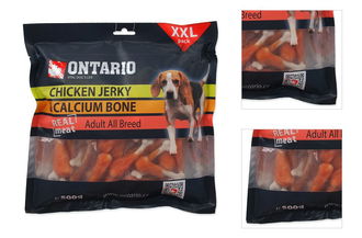 ONTARIO Snack Chicken Jerky Calcium Bone 500 g 3