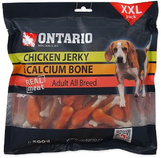 ONTARIO Snack Chicken Jerky Calcium Bone 500 g
