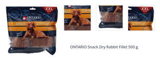 ONTARIO Snack Dry Rabbit Fillet 500 g 1