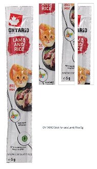 ONTARIO Stick for cats Lamb Rice 5g 1