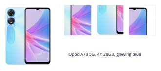 Oppo A78 5G, 4/128GB, glowing blue 1