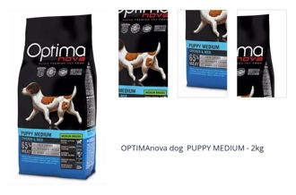 OPTIMAnova dog PUPPY MEDIUM - 2kg 1