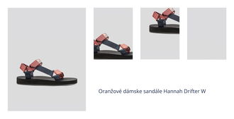 Oranžové dámske sandále Hannah Drifter W 1