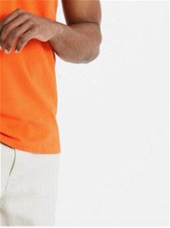 Oranžové pánske polo tričko Celio Decolrayeb 9