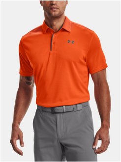 Oranžové pánske športové polo tričko Under Armour Tech Polo