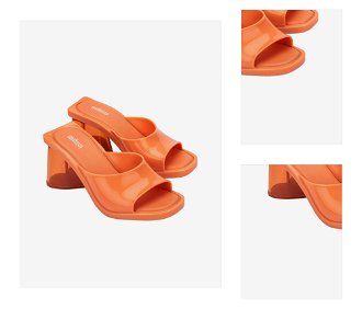 Oranžové papuče na podpätku Melissa Candy 3