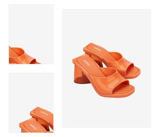 Oranžové papuče na podpätku Melissa Candy 4