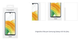 Originálna fólia pre Samsung Galaxy A33 5G (2ks) 1