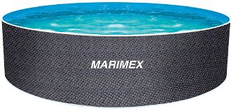 Orlando Premium DL Bazén ø 4,60 x 1,22 m bez filtrácie - motív ratan MARIMEX 10340264