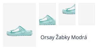 Orsay Žabky Modrá 1