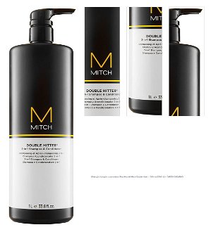 Ošetrujúci šampón a starostlivosť Paul Mitchell Mitch Double Hitter - 1000 ml (330114) + darček zadarmo 1