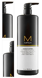 Ošetrujúci šampón a starostlivosť Paul Mitchell Mitch Double Hitter - 1000 ml (330114) + darček zadarmo 4