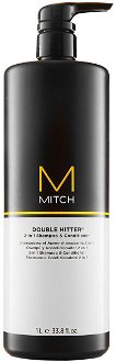 Ošetrujúci šampón a starostlivosť Paul Mitchell Mitch Double Hitter - 1000 ml (330114) + darček zadarmo 2
