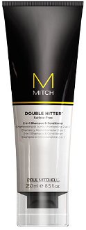 Ošetrujúci šampón a starostlivosť Paul Mitchell Mitch Double Hitter - 250 ml (330112) + darček zadarmo