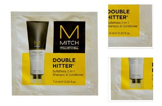 Ošetrujúci šampón a starostlivosť Paul Mitchell Mitch Double Hitter - 7,4 ml (330119) 3