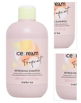 Osviežujúci šampón s výťažkom z mäty Inebrya Ice Cream Frequent Refreshing Shampoo - 300 ml (771026374) + darček zadarmo 3