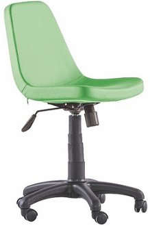 Otočná kancelárska stolička na kolieskach comfy - zelená 2