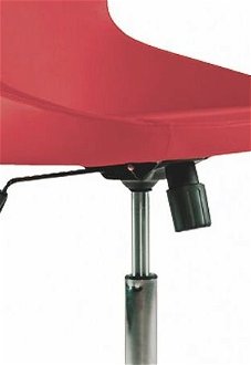 Otočná stolička na kolieskach colorato - červená 5