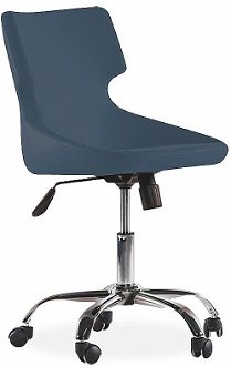 Otočná stolička na kolieskach colorato - modrá 2