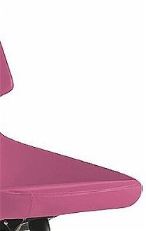 Otočná stolička na kolieskach colorato - ružová 7