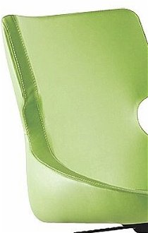 Otočná stolička na kolieskach colorato - zelená 6
